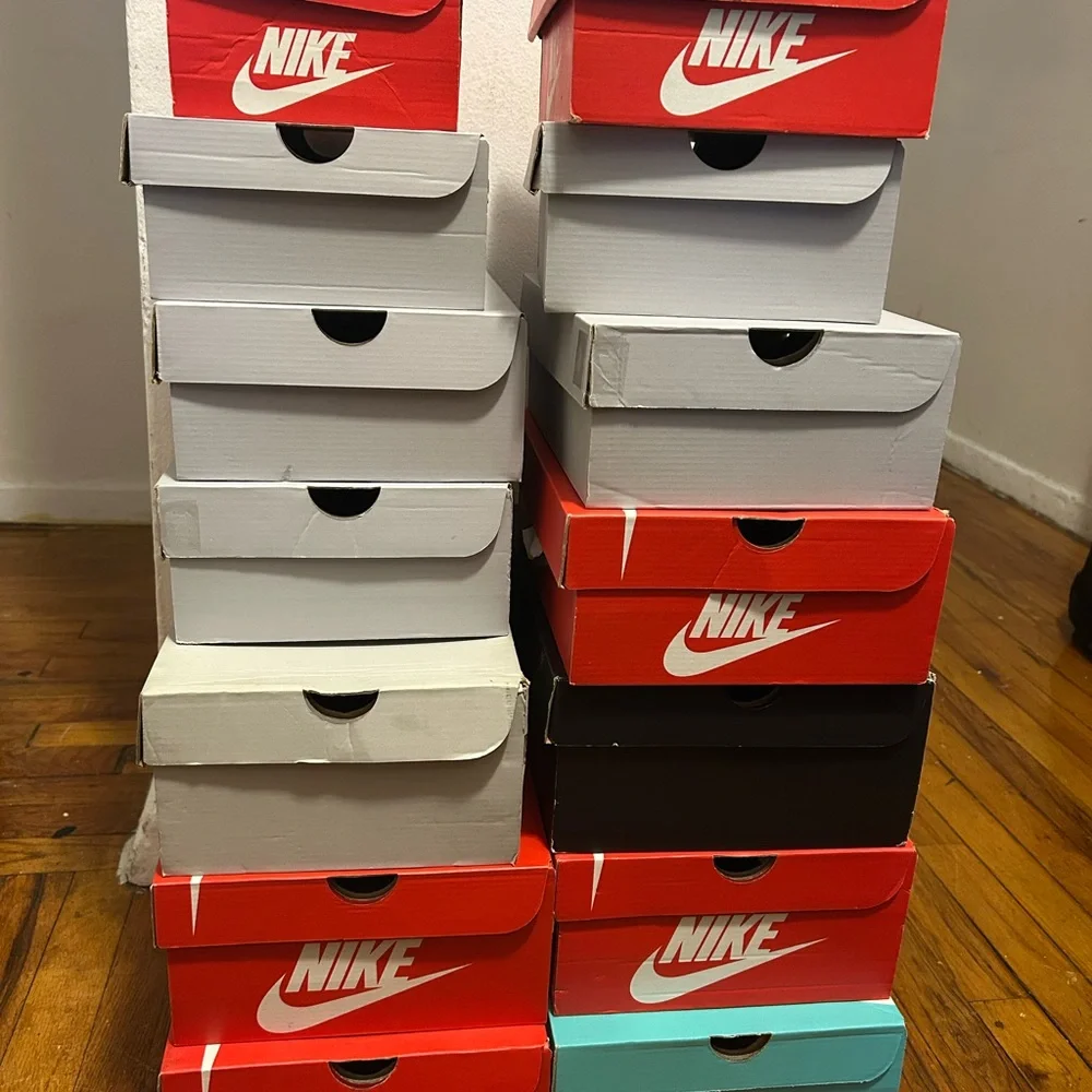 14 Nike Empty Boxes